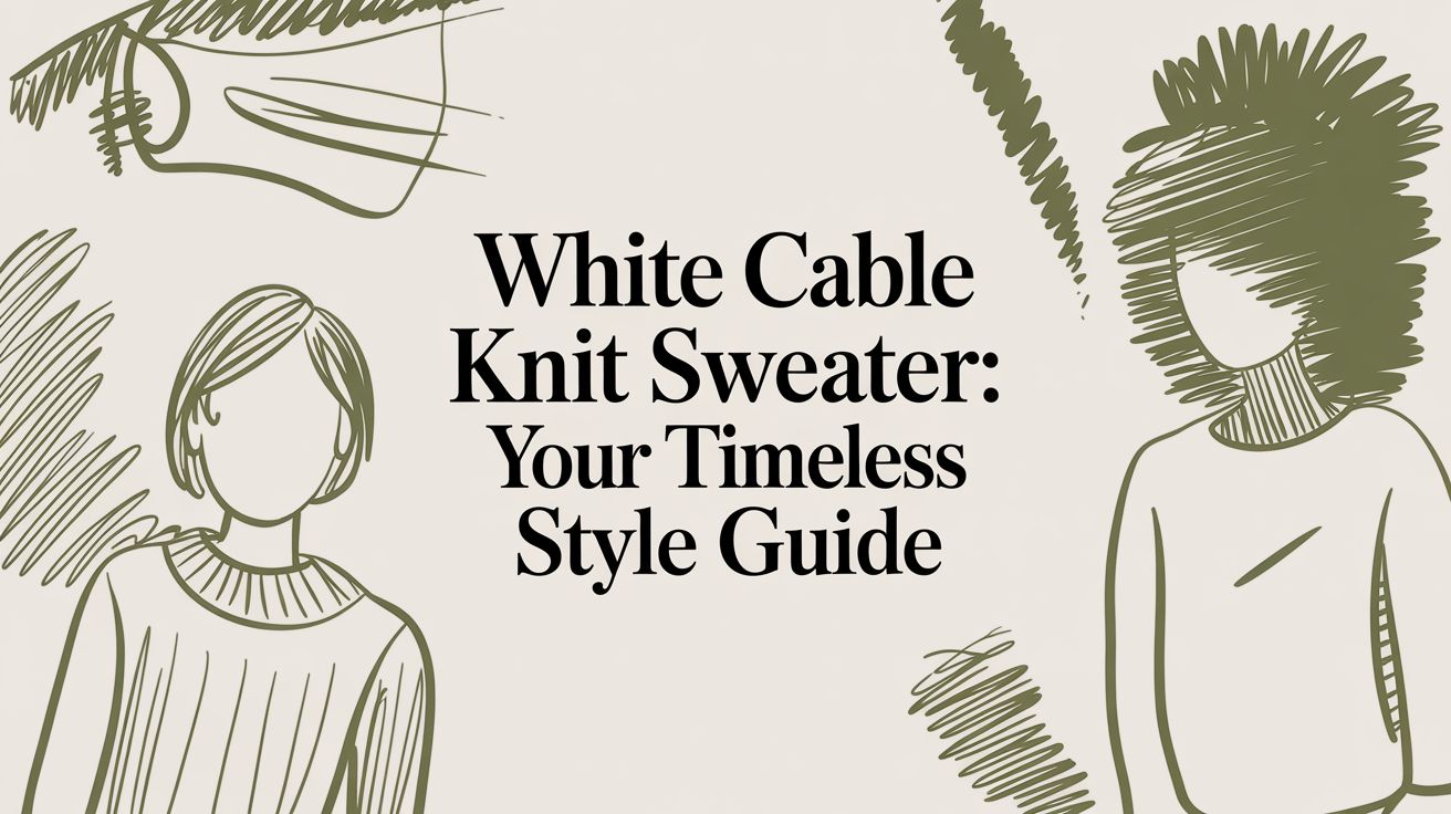 White Cable Knit Sweater: Your Timeless Style Guide