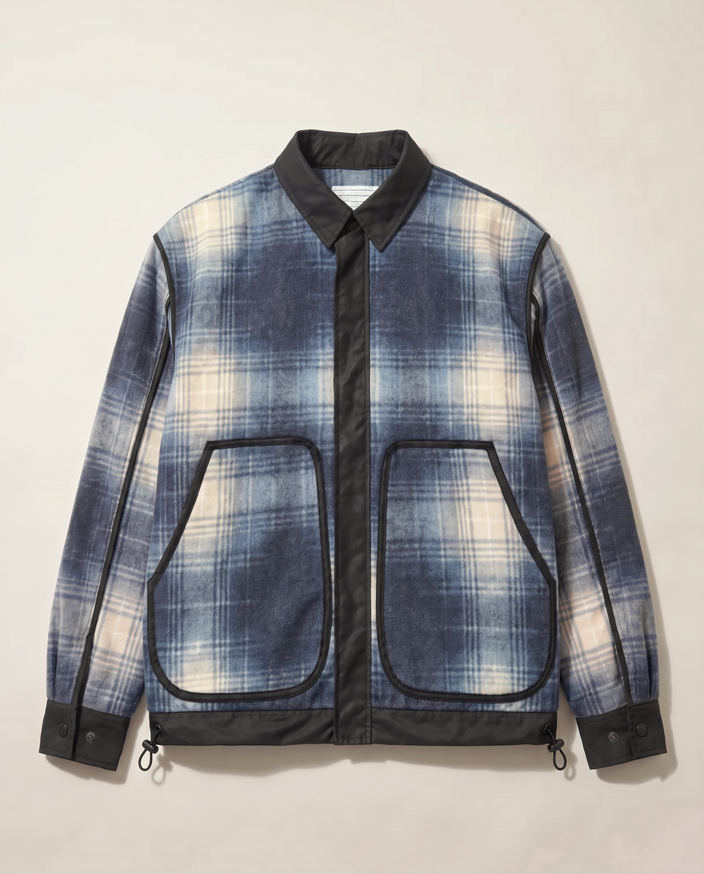 Annex Plaid Overshirt — Blue
