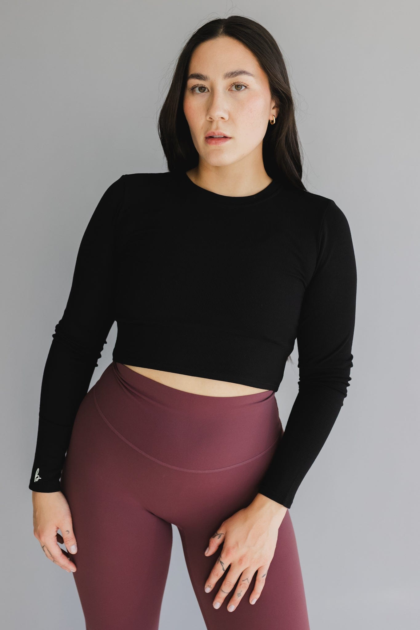 Ribbed Crew *Cropped