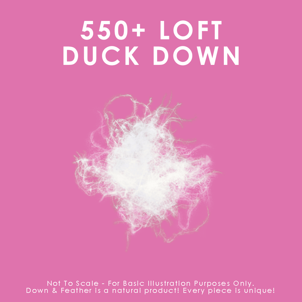 Couette en duvet blanc