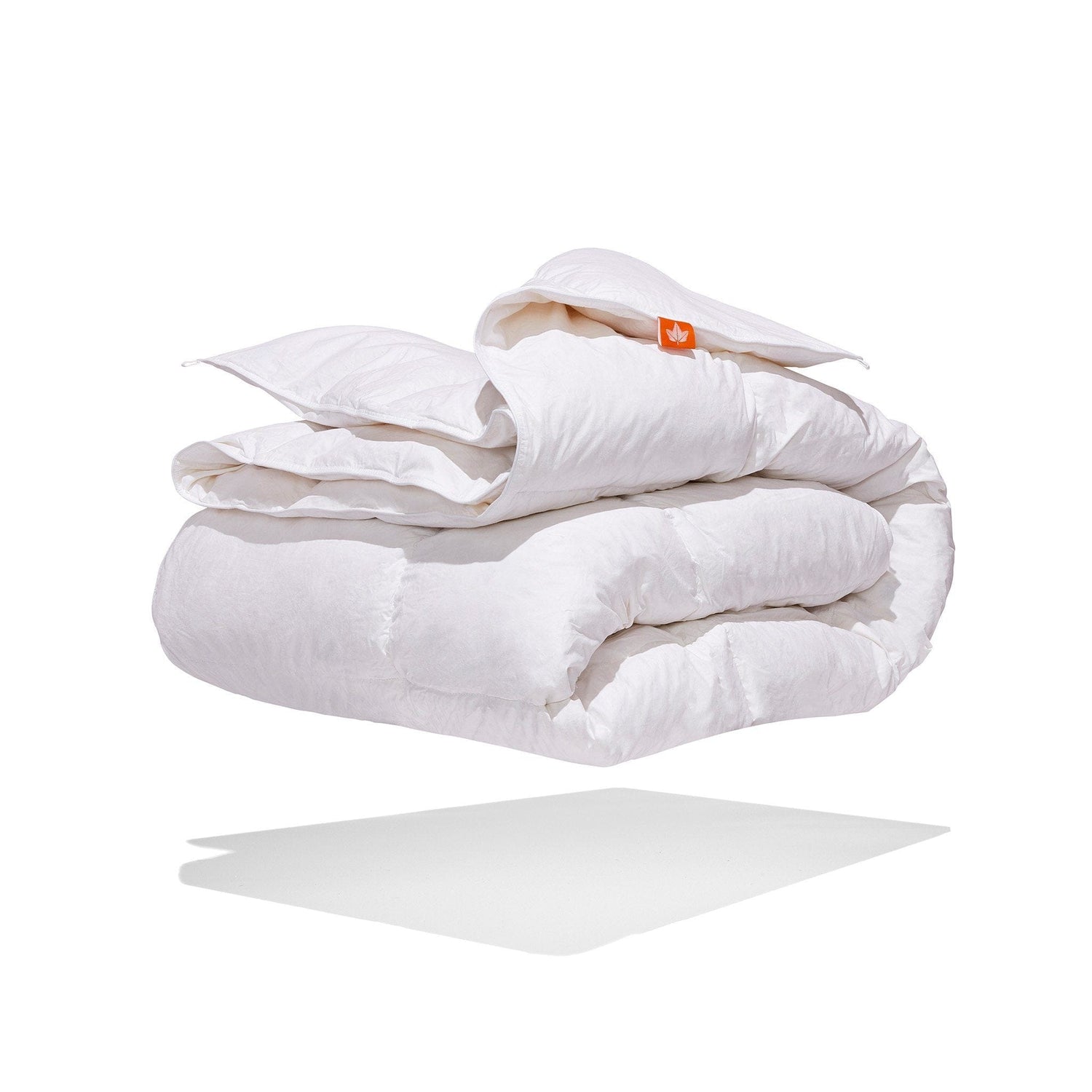 Couette en plumes d'oie blanche