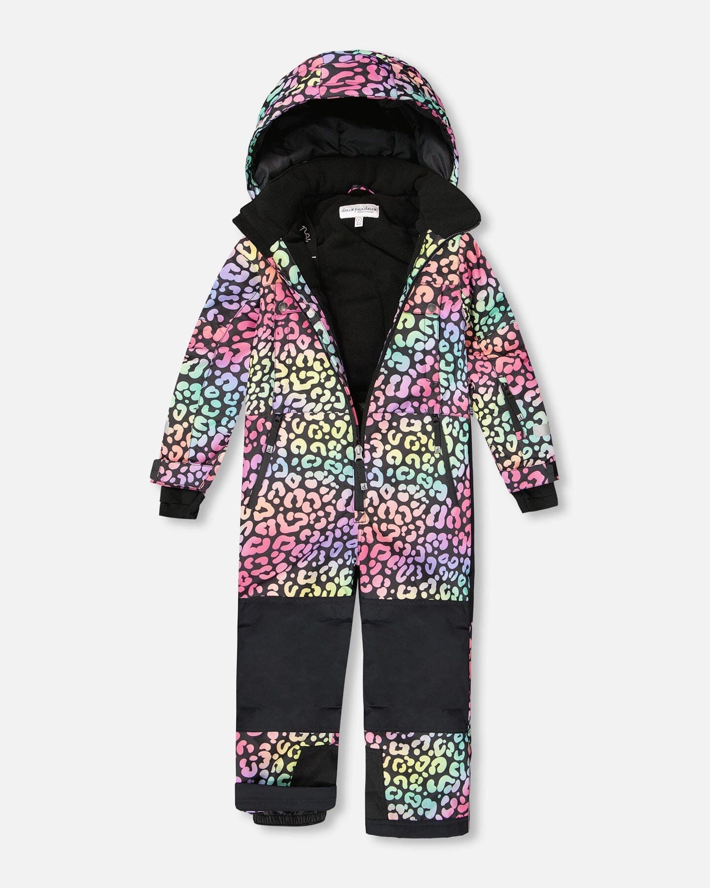 One-Piece Teknik Snowsuit Rainbow Leopard