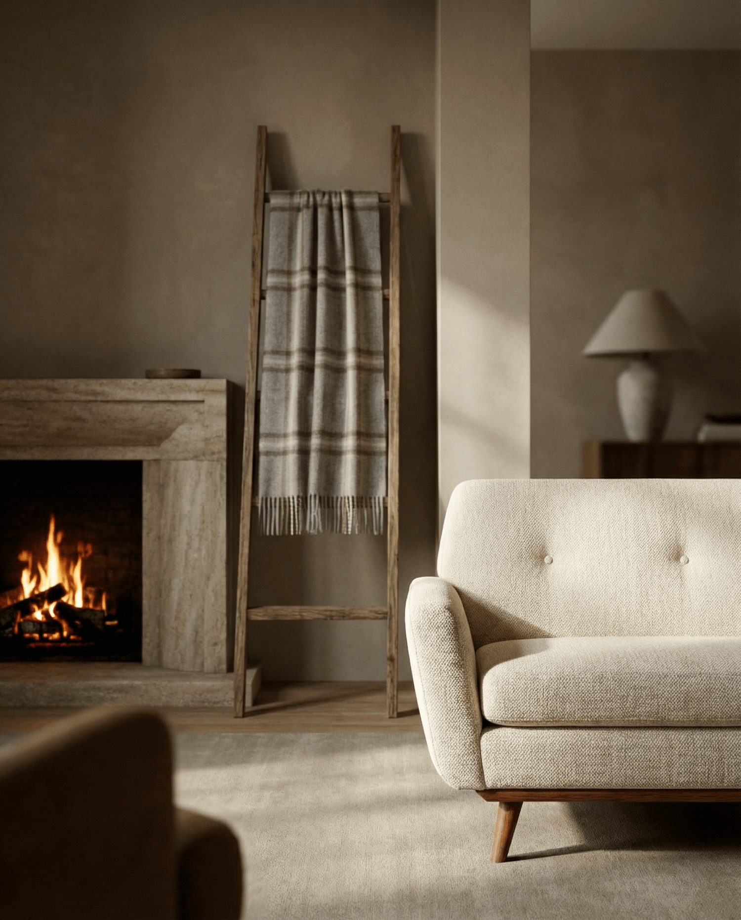 Algonquin Alpaca Wool Throw Blanket