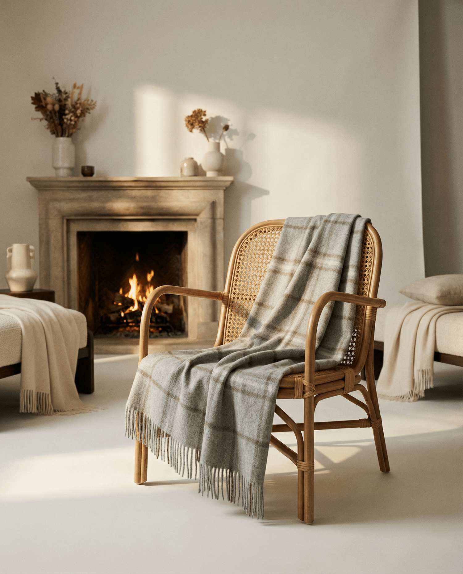 Algonquin Alpaca Wool Throw Blanket