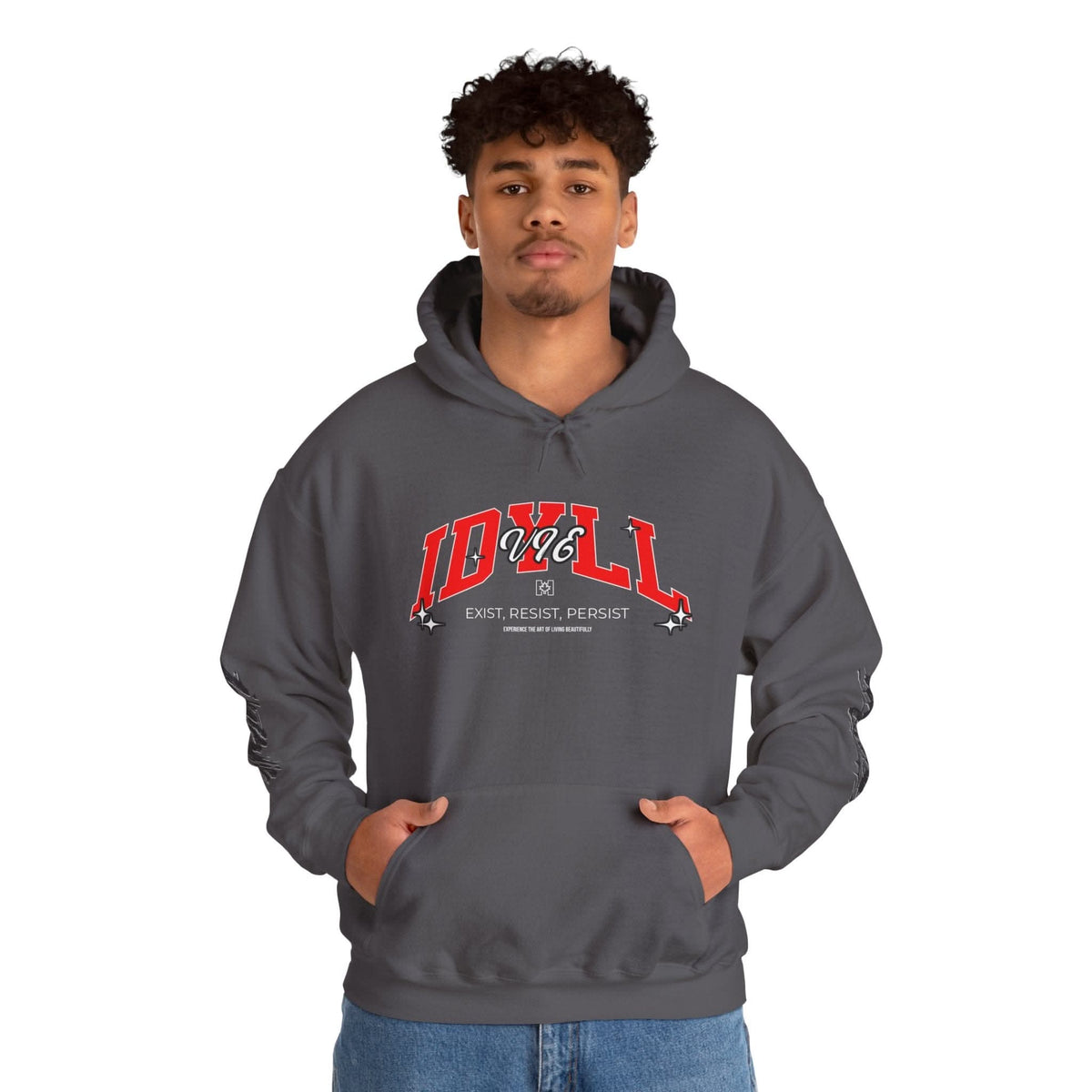 Sudadera con capucha Existir, resistir, persistir