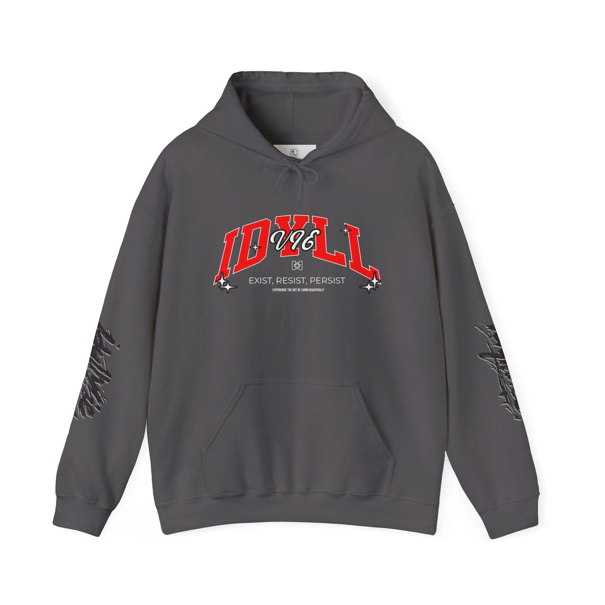 Sudadera con capucha Existir, resistir, persistir