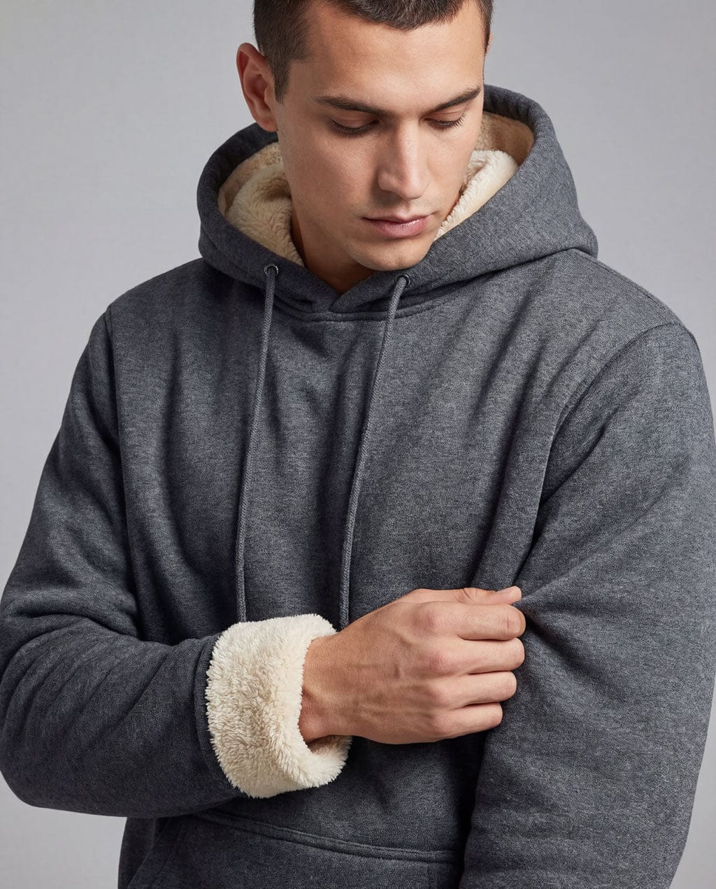 Sudadera con capucha Sherpa