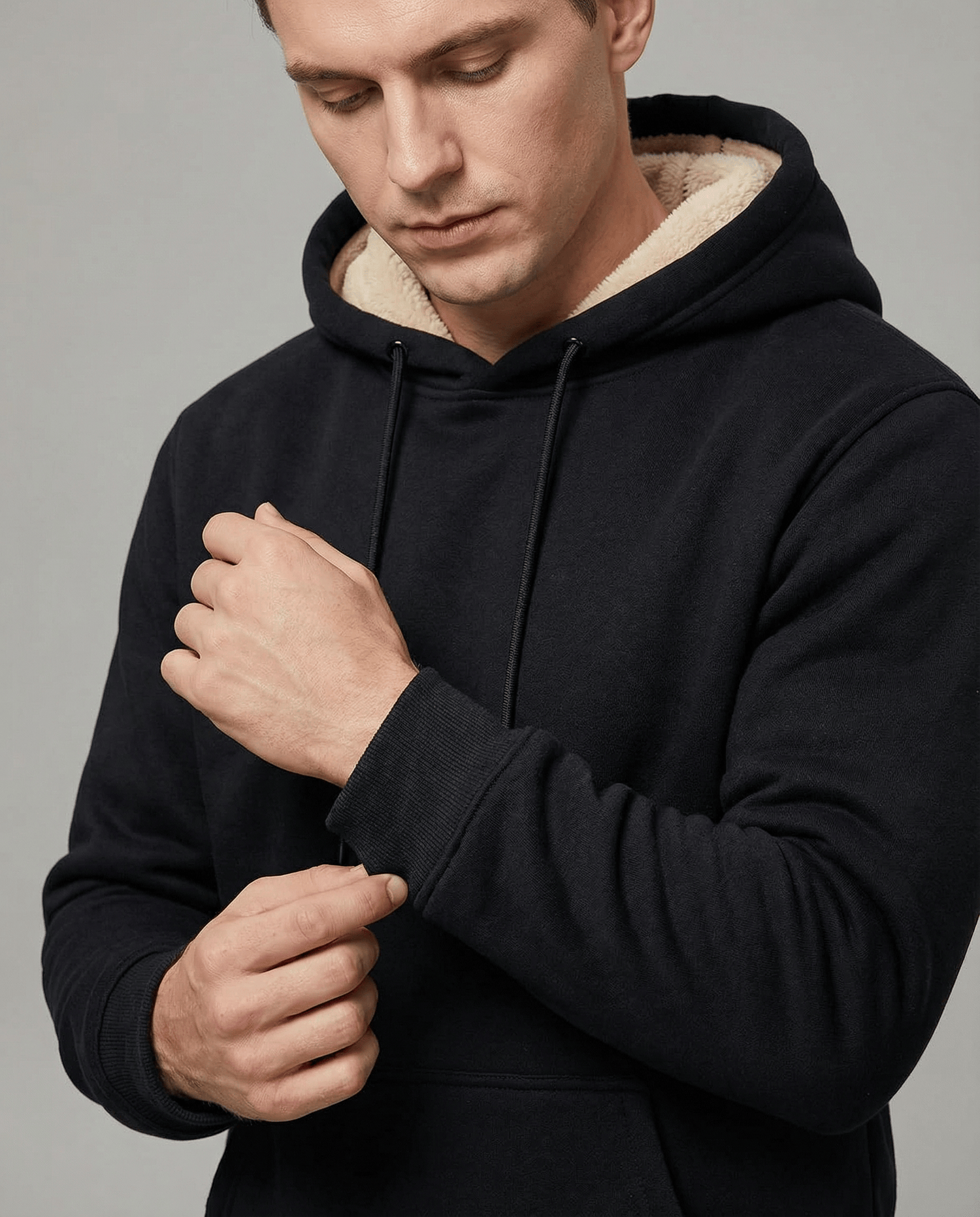 Sudadera con capucha Sherpa