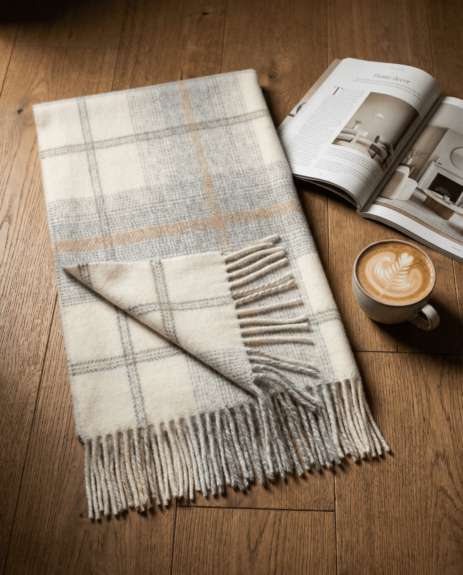 Plaid en laine d'alpaga Primavera