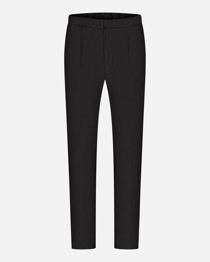 Black Alexandre Linen Pants