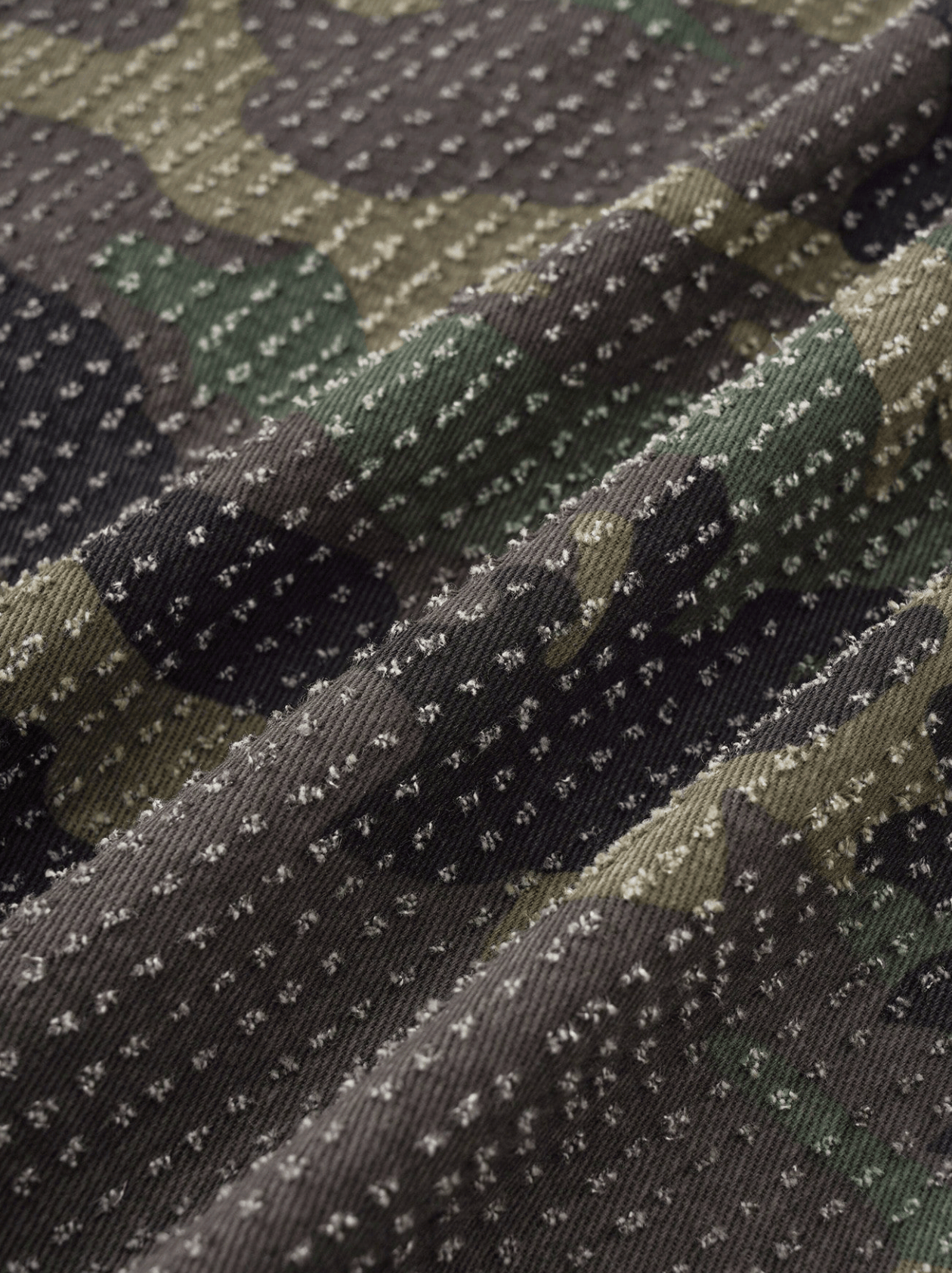 Camo Cotton Short Sleeve Shirt