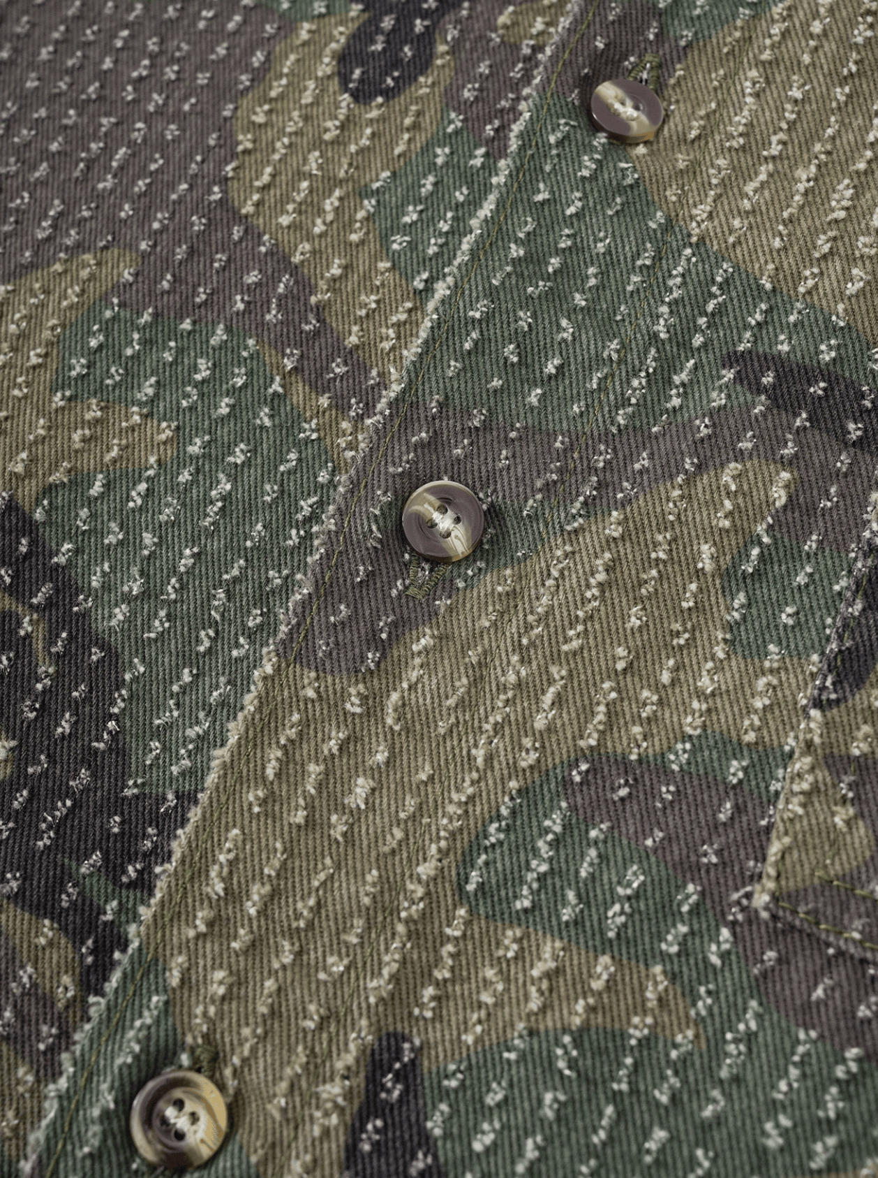 Camo Cotton Short Sleeve Shirt