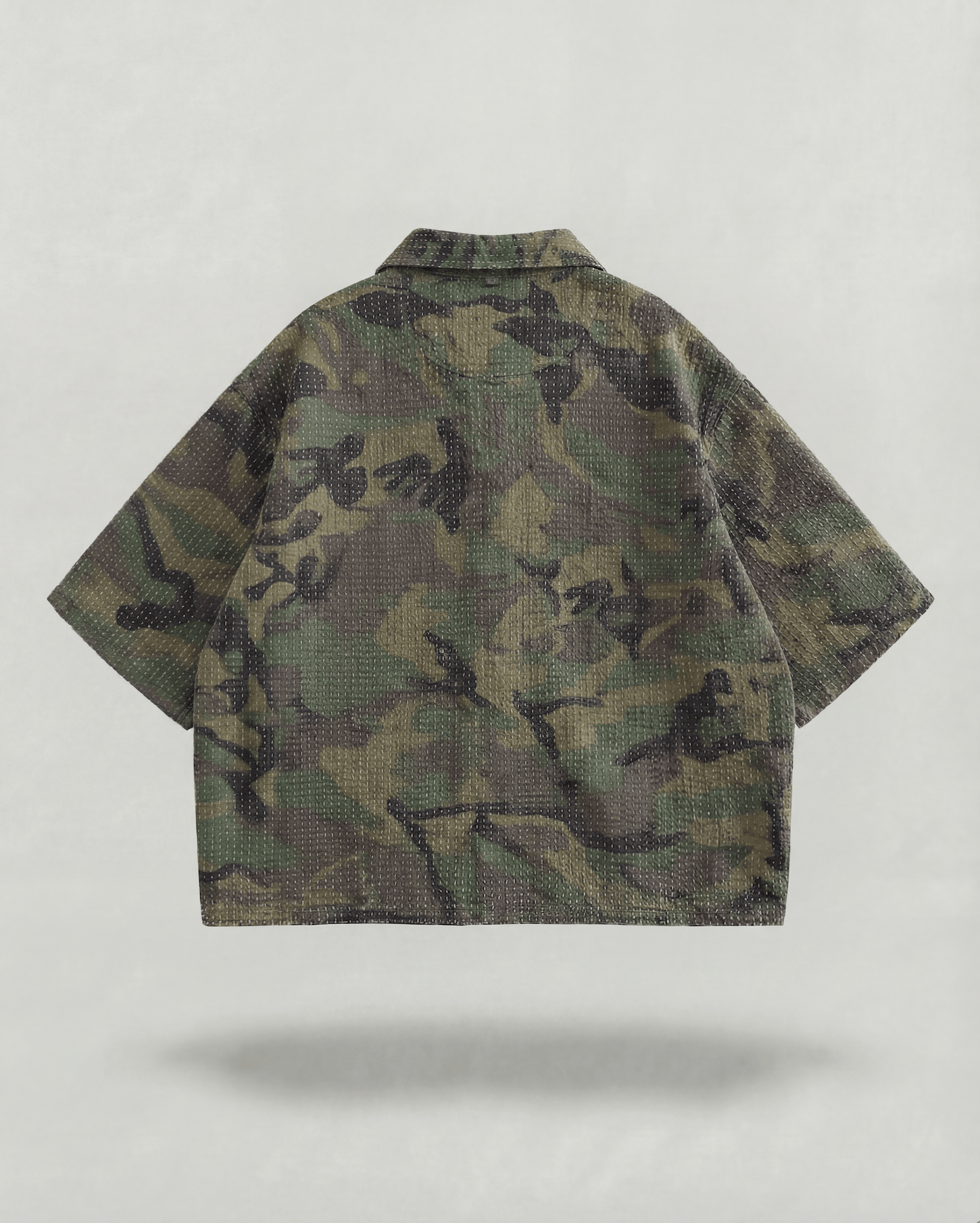 Camo Cotton Short Sleeve Shirt