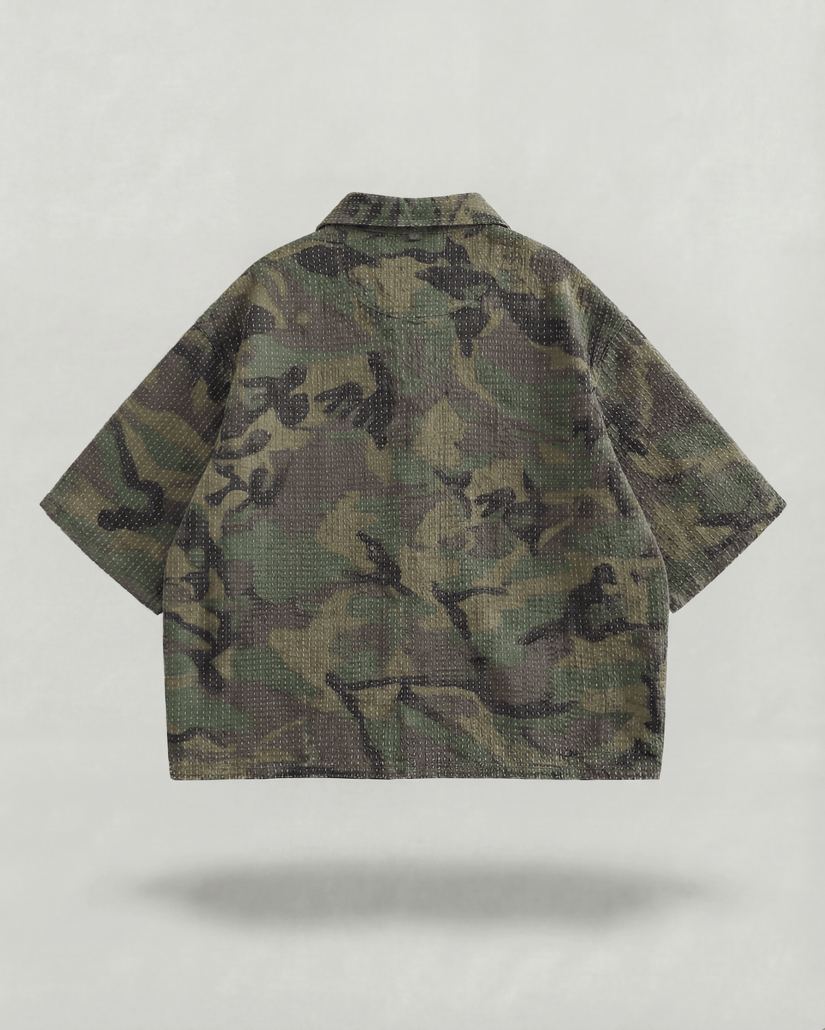 Camo Cotton Short Sleeve Shirt