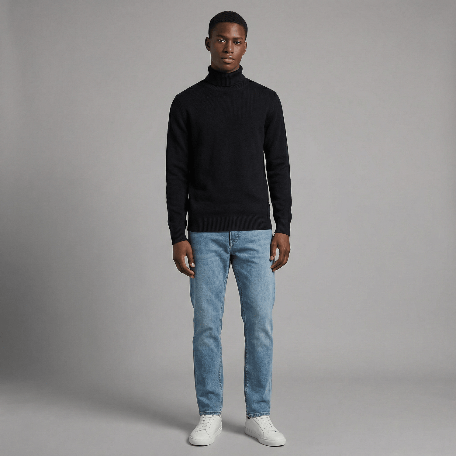 Merino Wool Sport Turtleneck