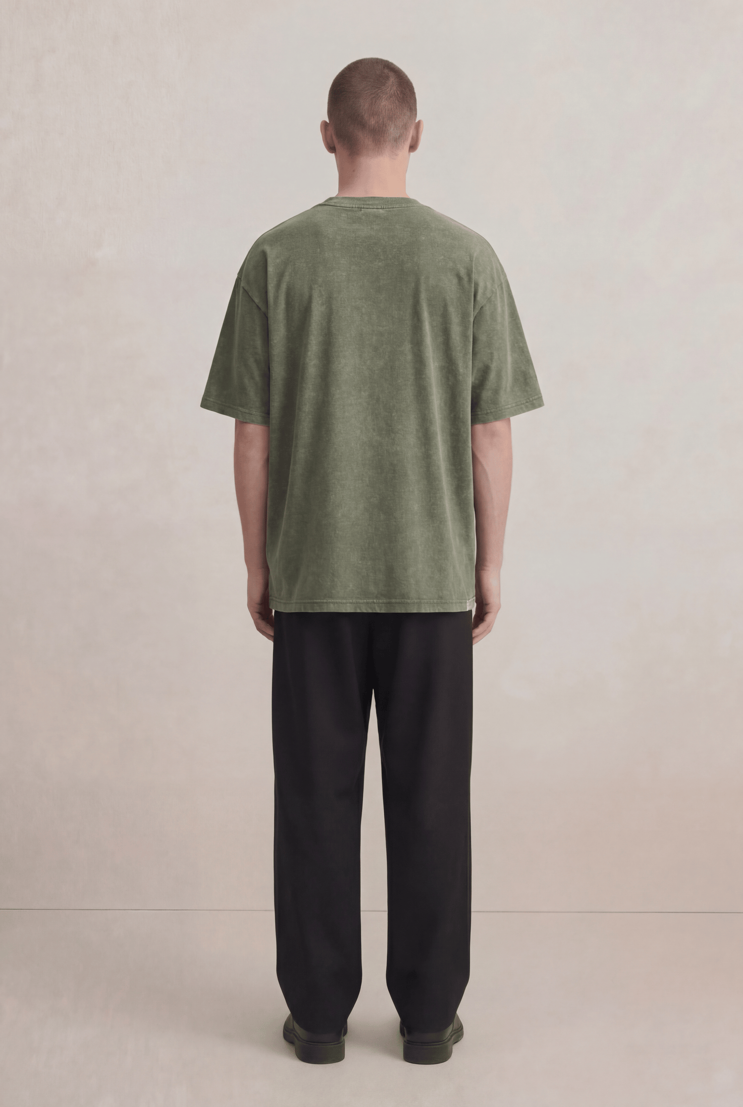 Pack de 4 camisetas de algodón orgánico lavado a la piedra para hombre