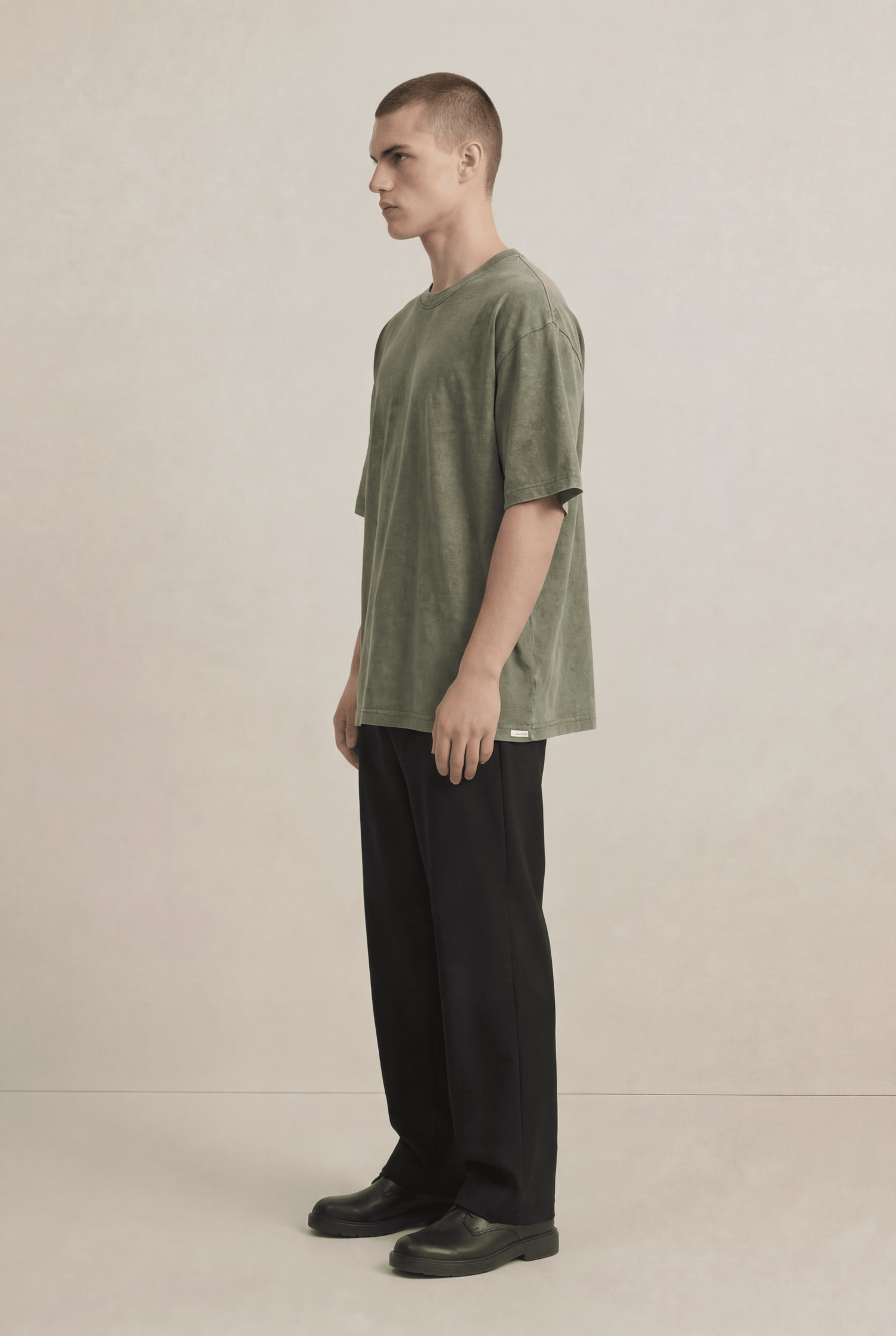 Pack de 4 camisetas de algodón orgánico lavado a la piedra para hombre