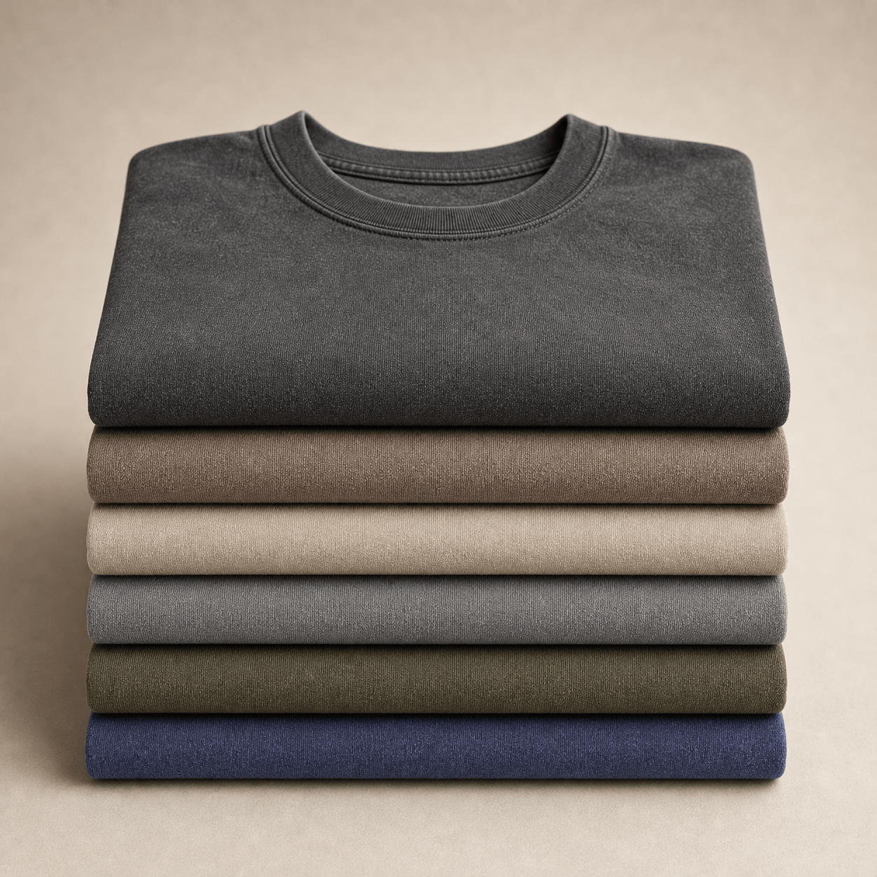 6-Pack Staples Classic Fit Stonewashed Cotton T-Shirt