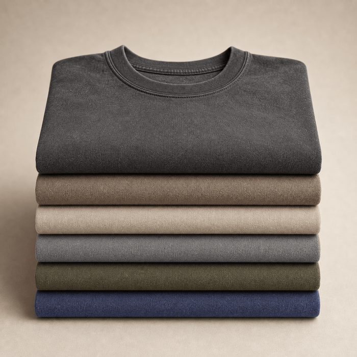 6-Pack Staples Classic Fit Stonewashed Cotton T-Shirt