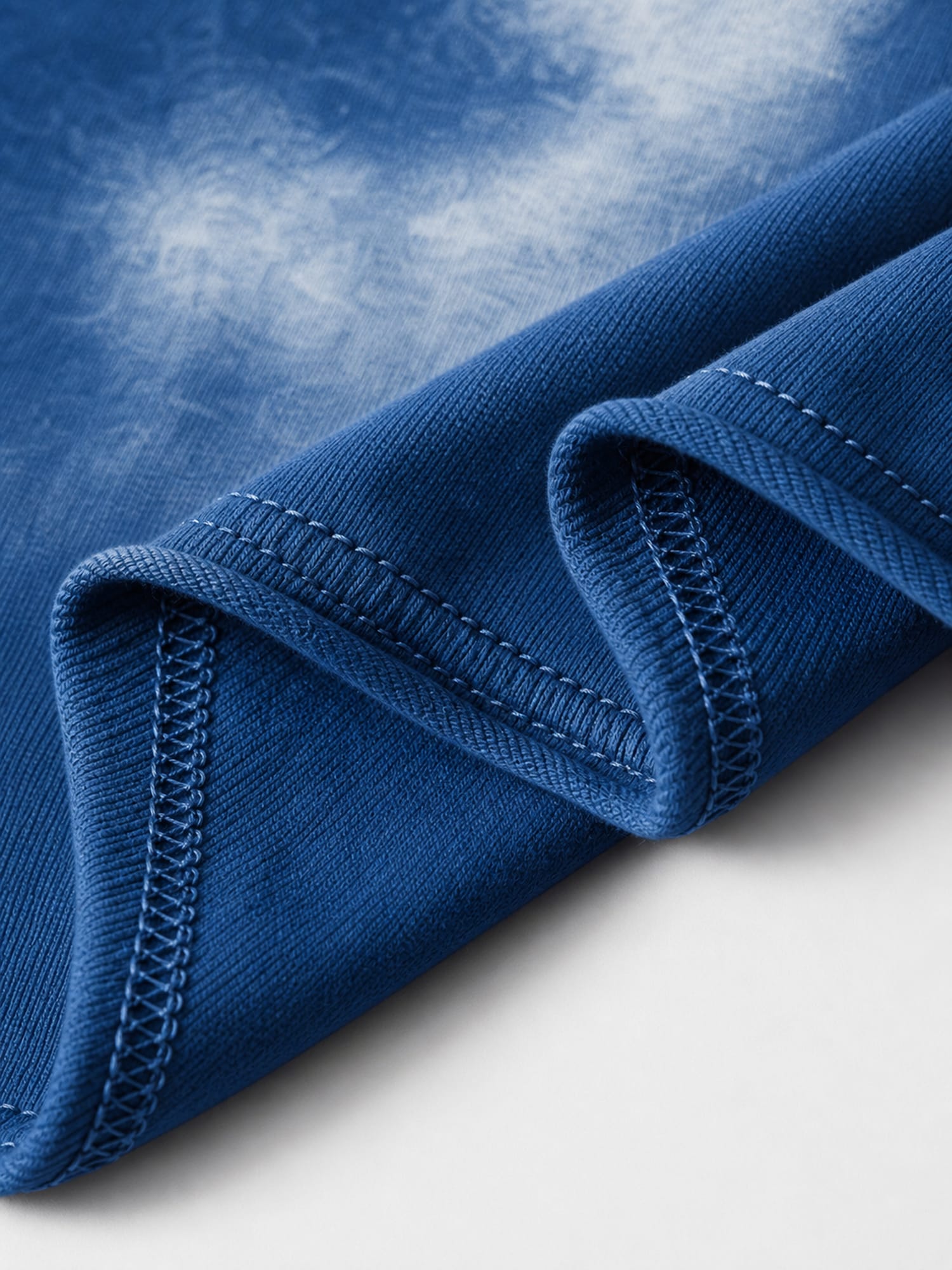 Cropped Washed Blue T-Shirt