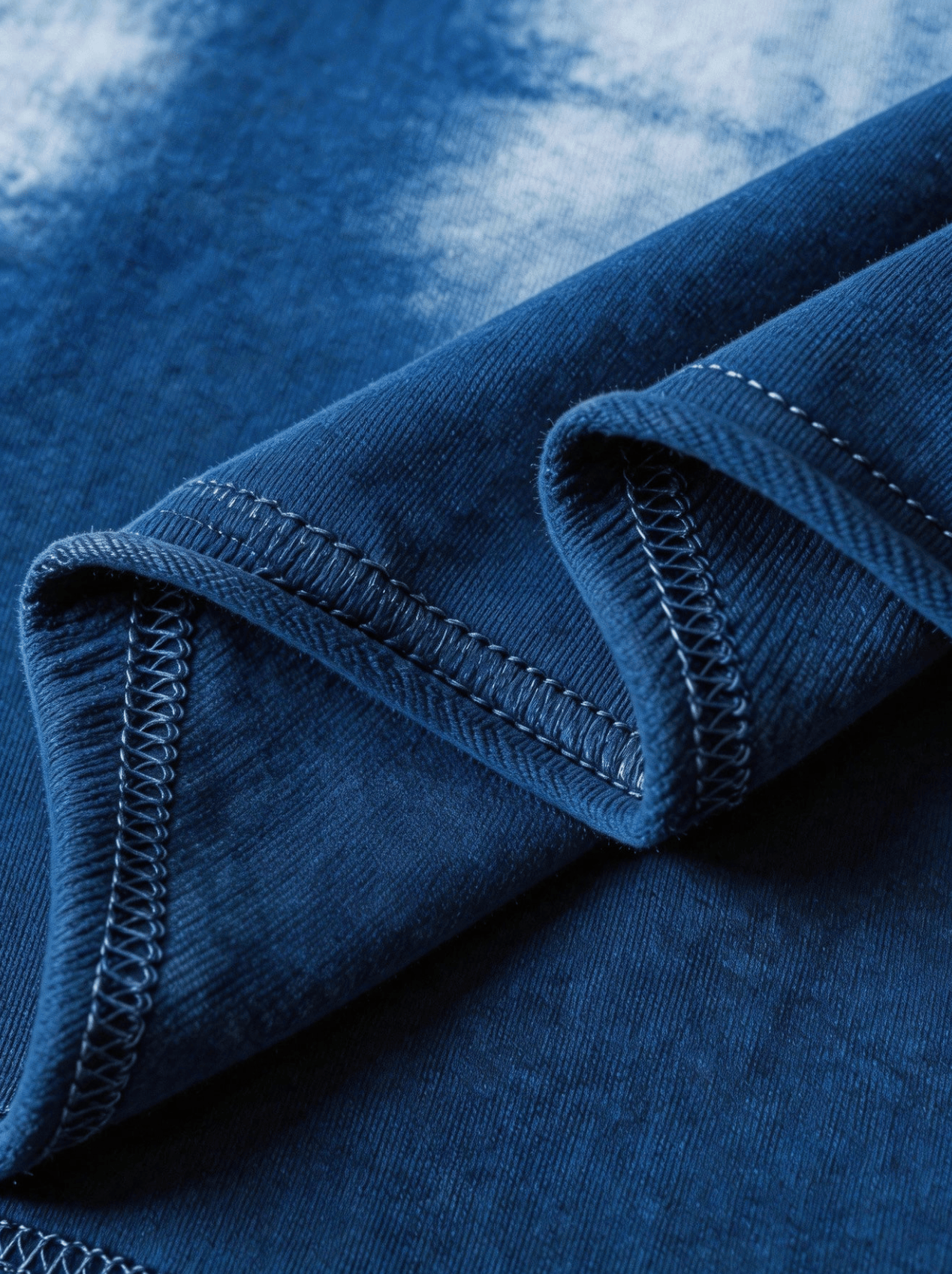 Cropped Washed Blue T-Shirt