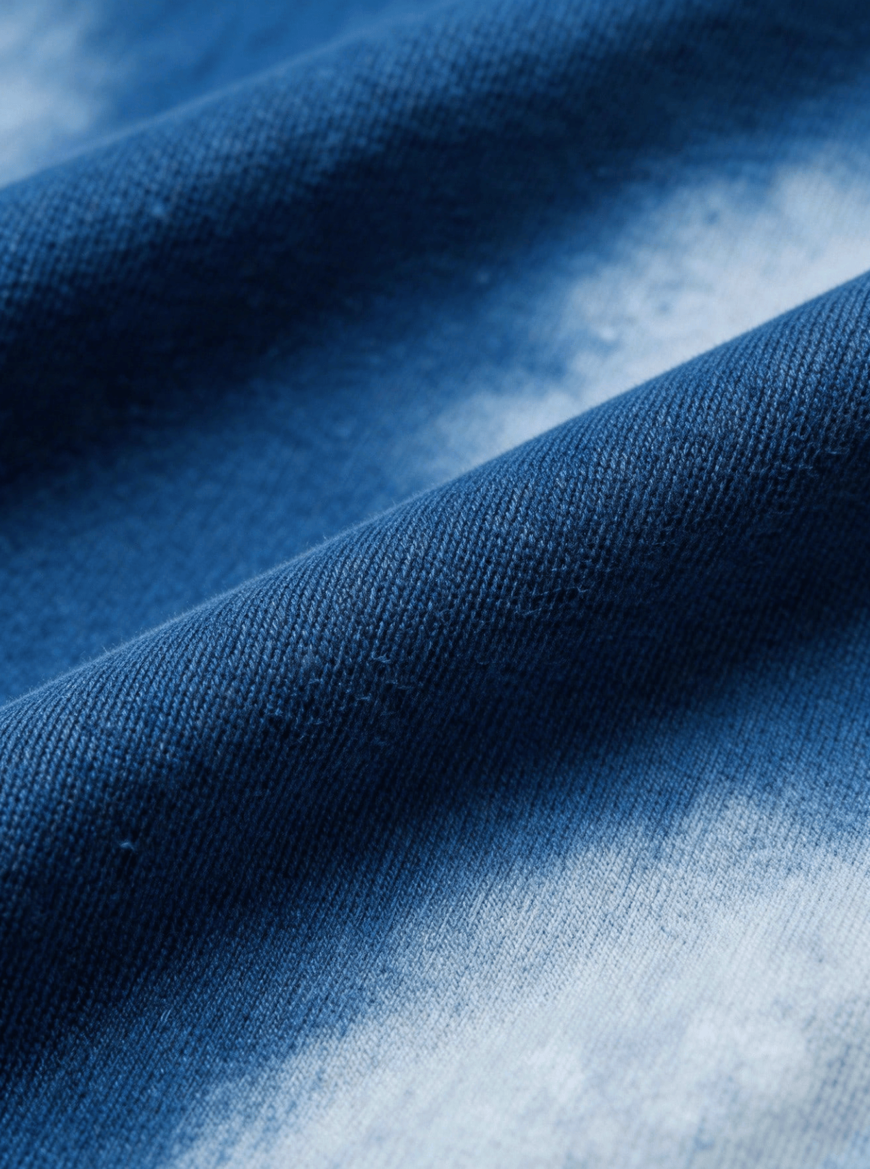 Cropped Washed Blue T-Shirt