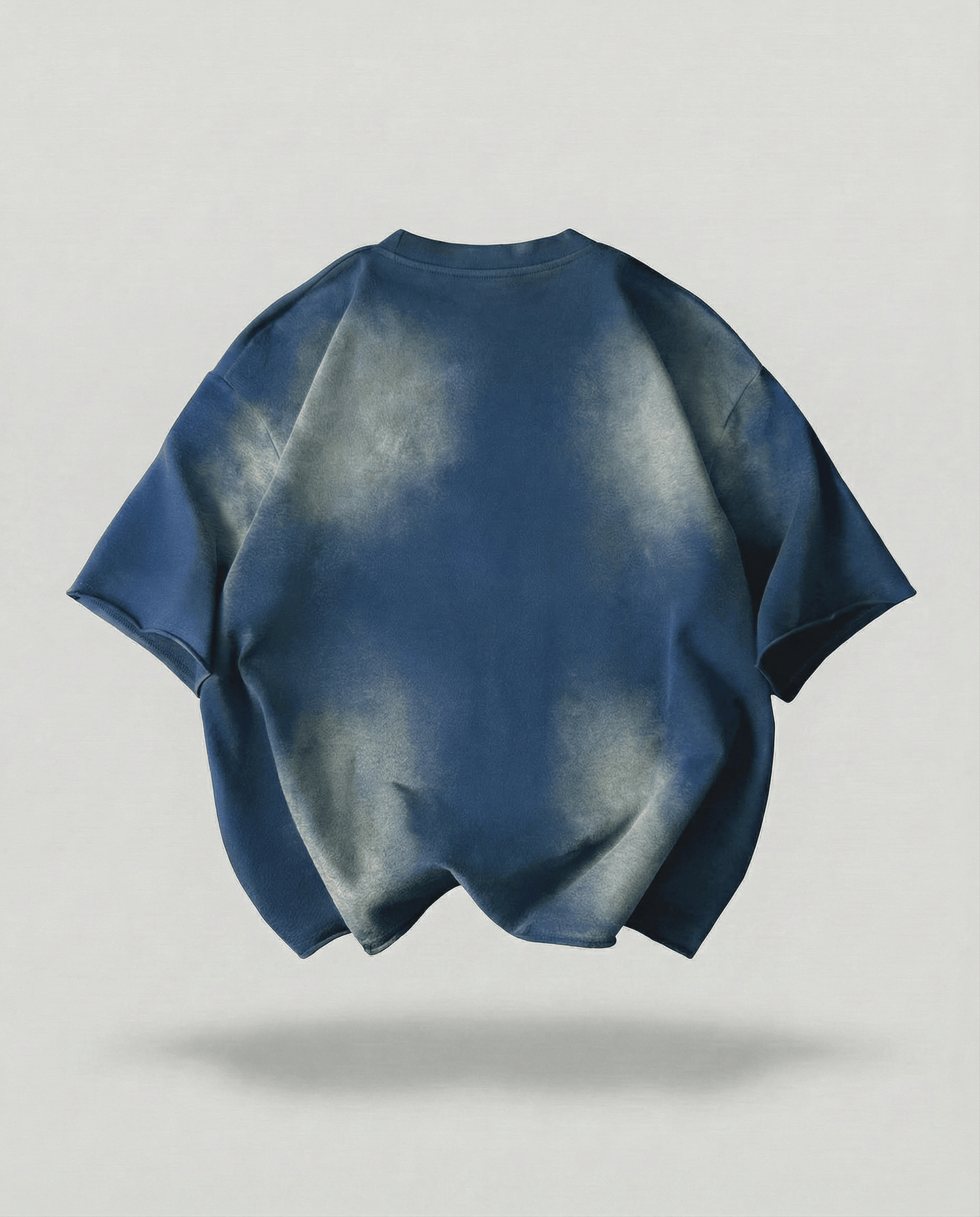 Cropped Washed Blue T-Shirt