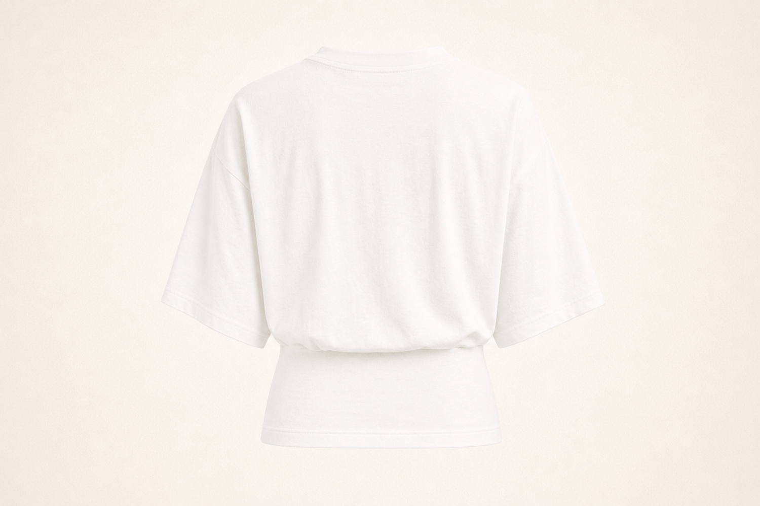 IdyllVie Relaxed Batwing Cotton Tee for Women