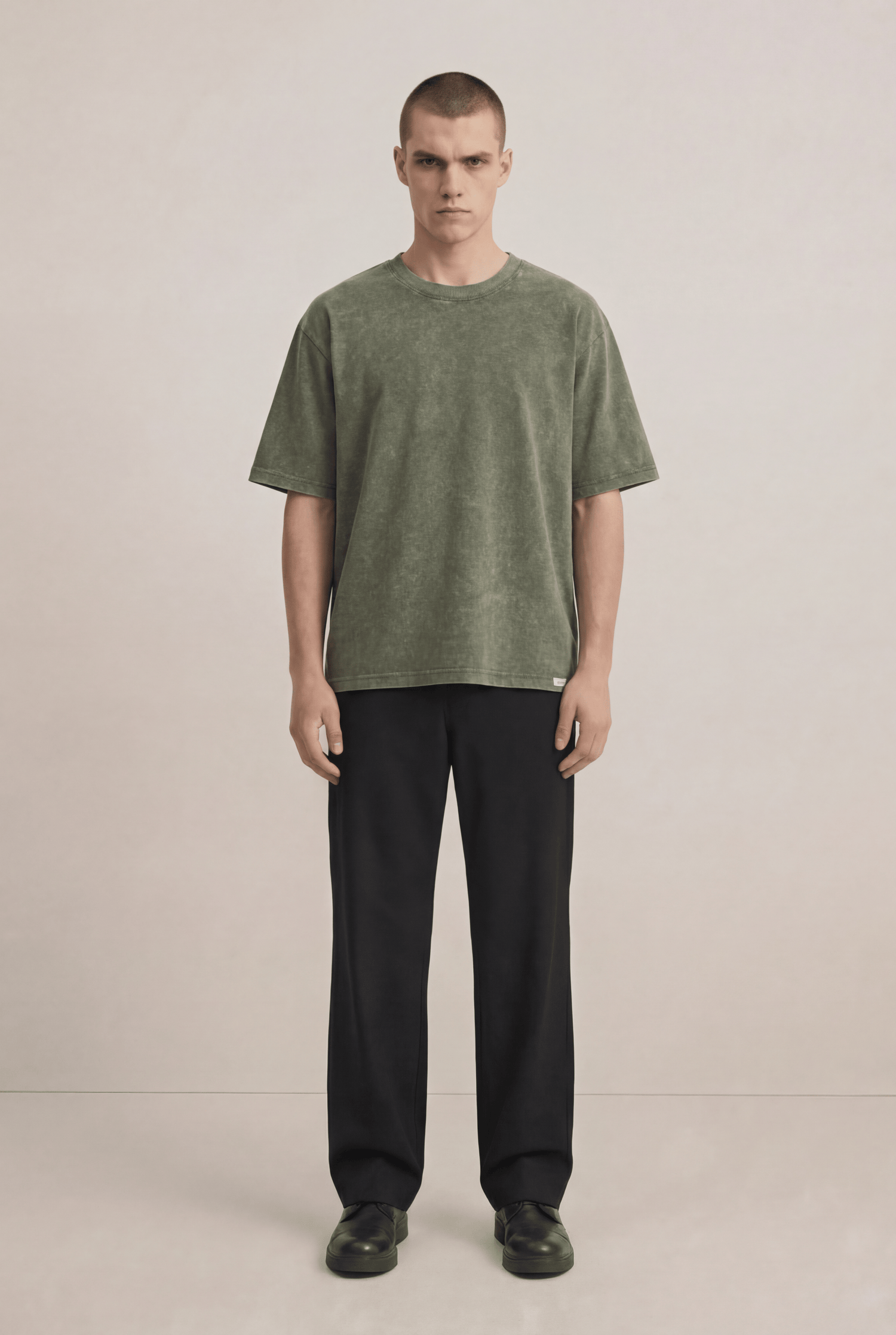 5-Pack Classic Fit Stonewashed Cotton T-Shirts