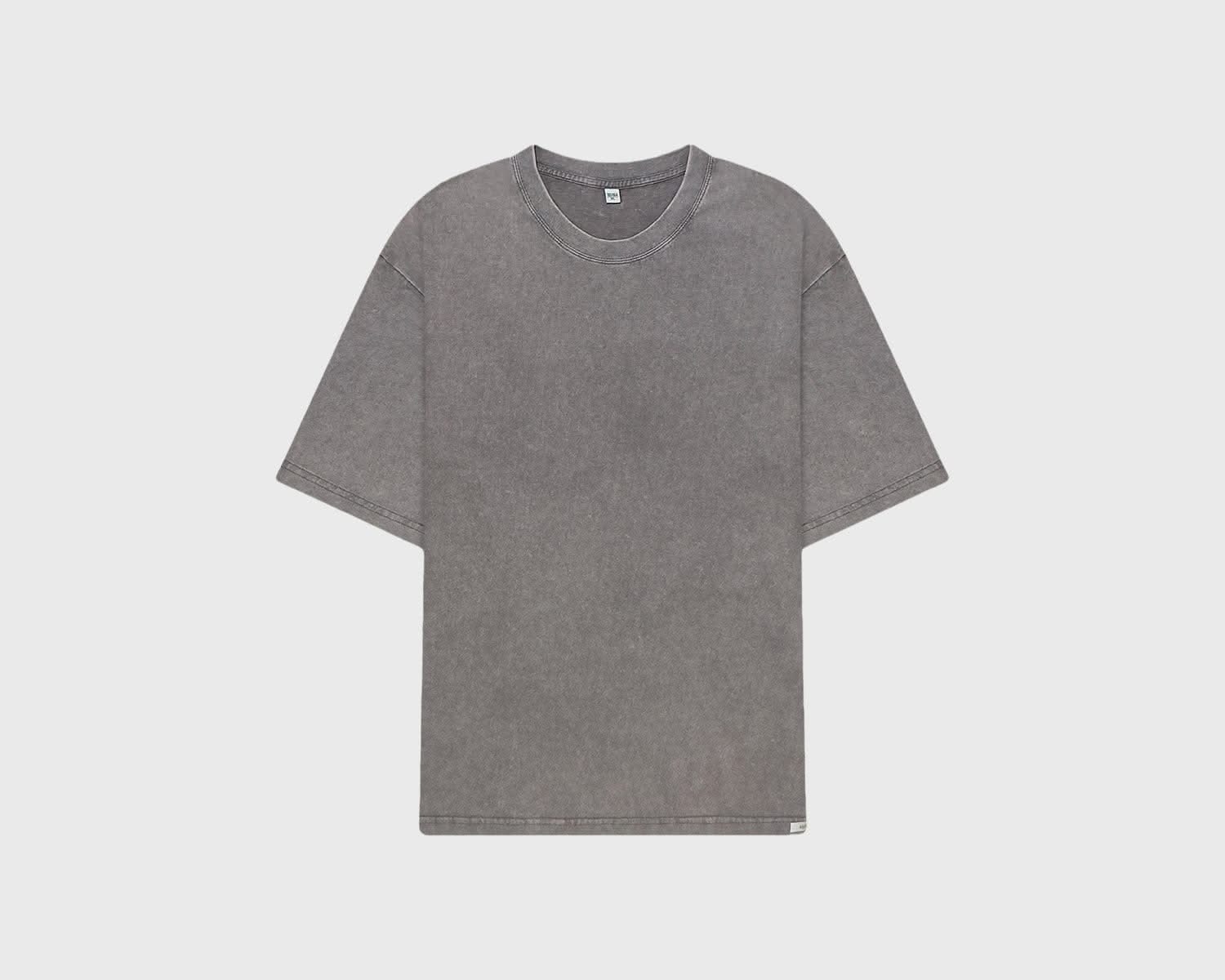 Gray cotton t-shirt from the Cotton T-Shirts Pack, made of 100% stonewashed cotton for a soft, worn-in feel and long-lasting wear.