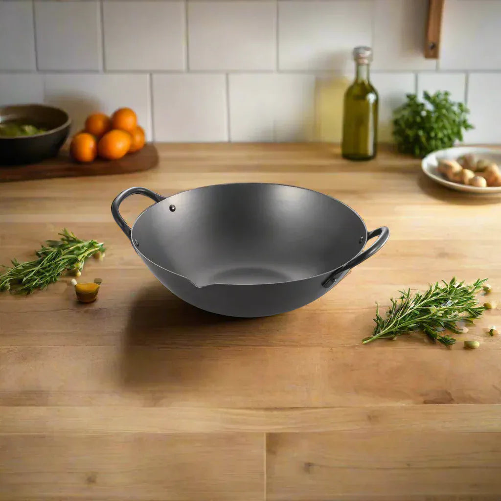 Yoshikawa Cook-Pal Ren Series Guangdong Wok 36 cm – Nitrided