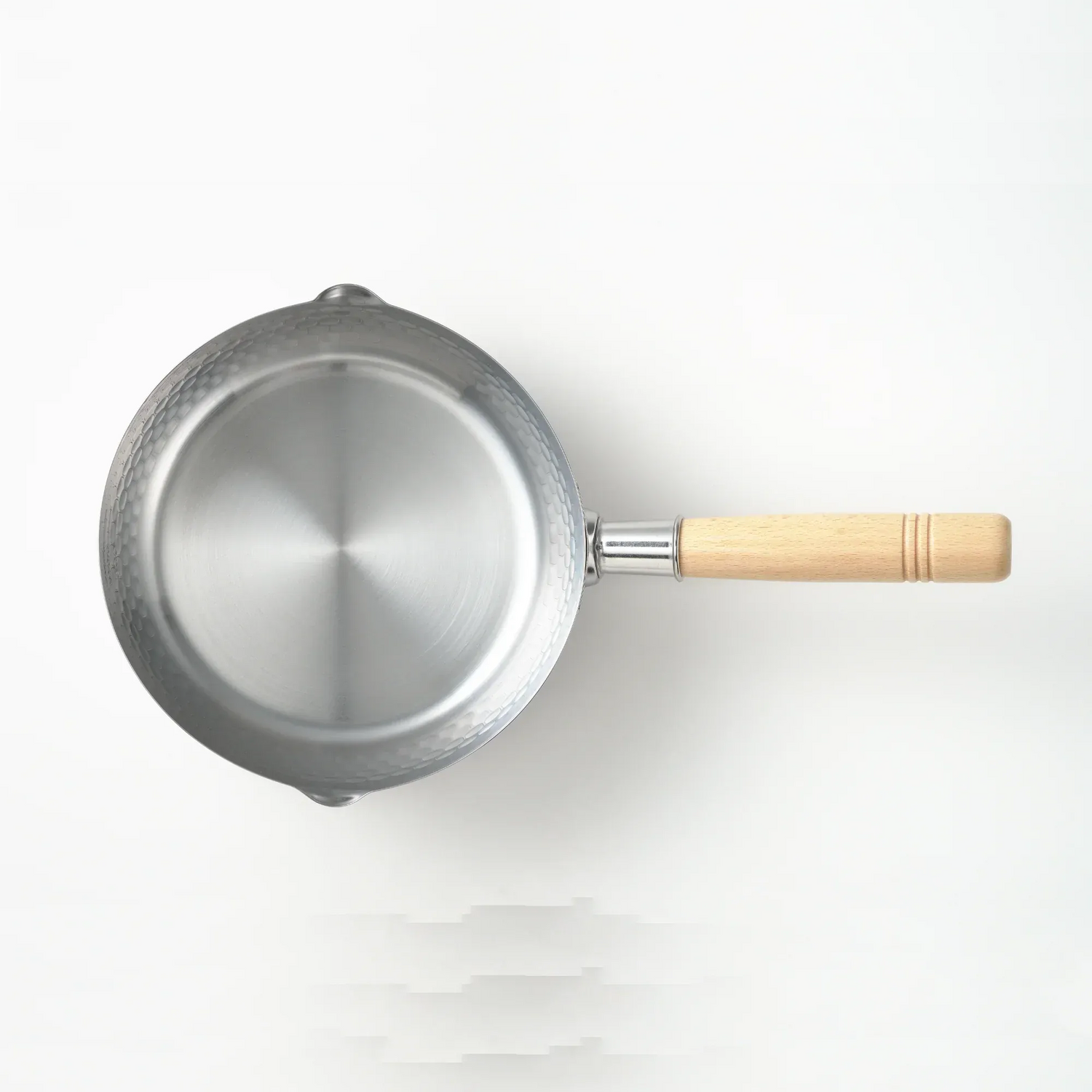 Casserole Yoshikawa Yukihira 20 cm | 2,1 L en acier inoxydable avec poignée en bois