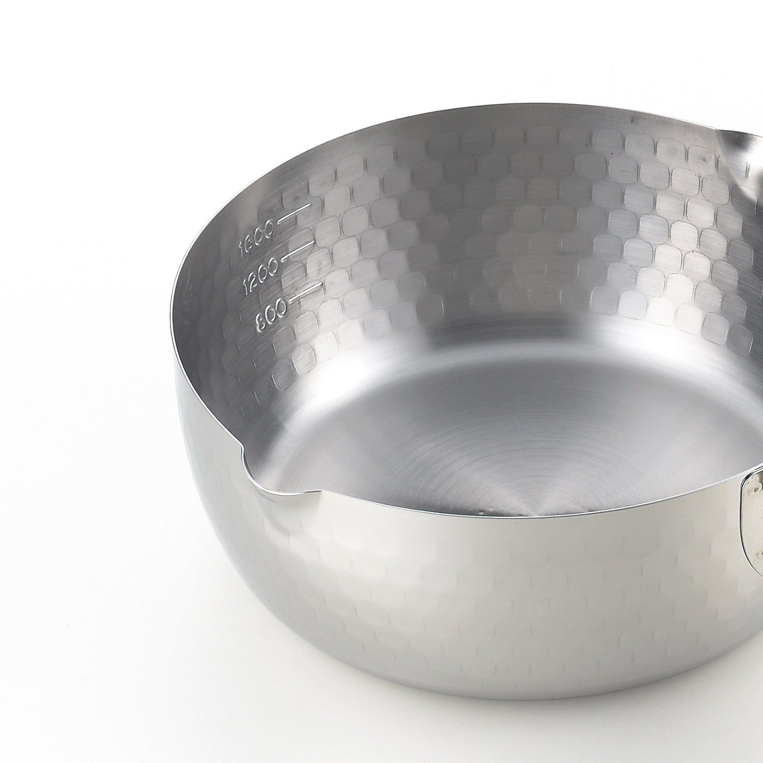 Casserole Yoshikawa Yukihira 20 cm | 2,1 L en acier inoxydable avec poignée en bois