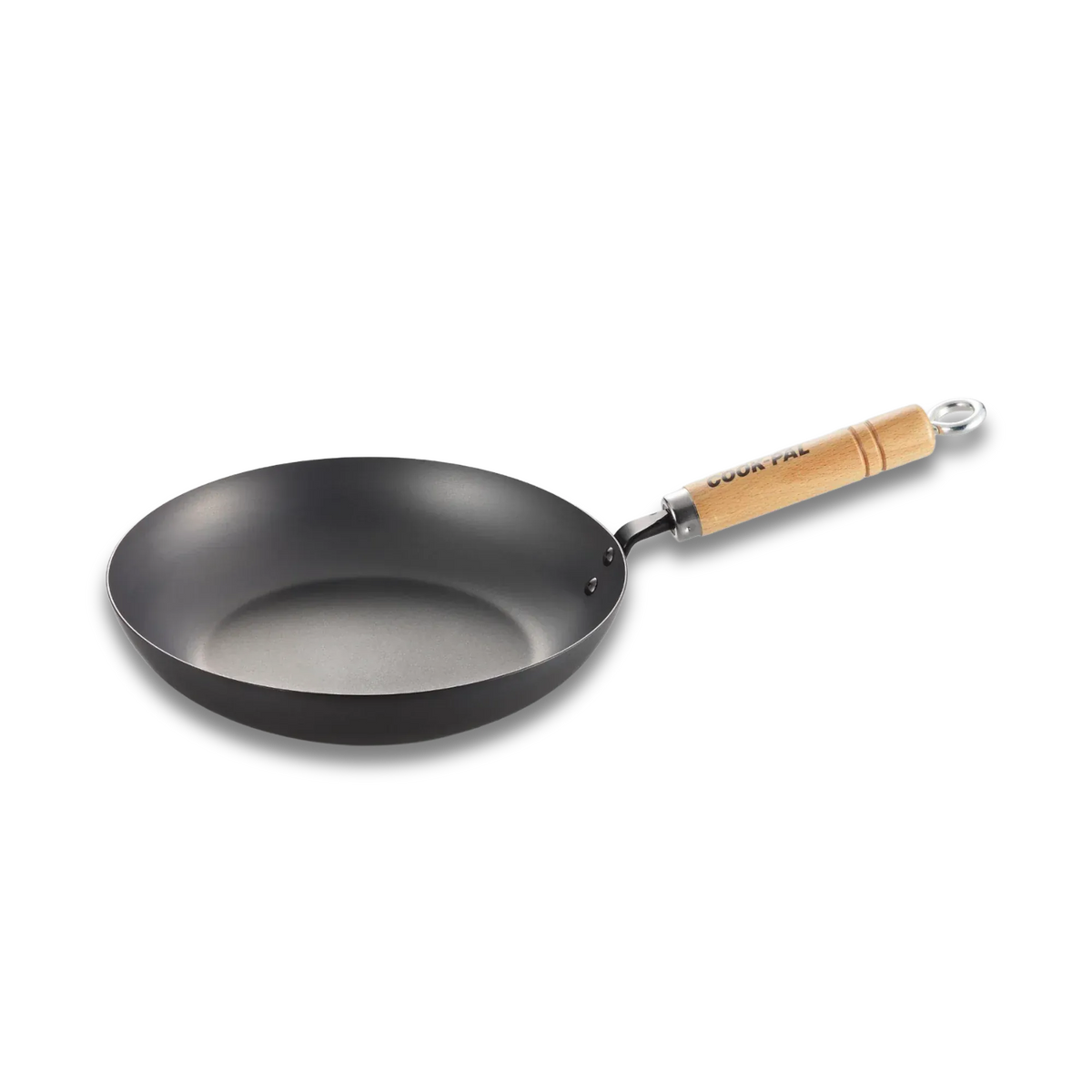 Poêle à frire Yoshikawa Cook-Pal Ren en acier au carbone nitruré 28 cm – Fabriquée au Japon