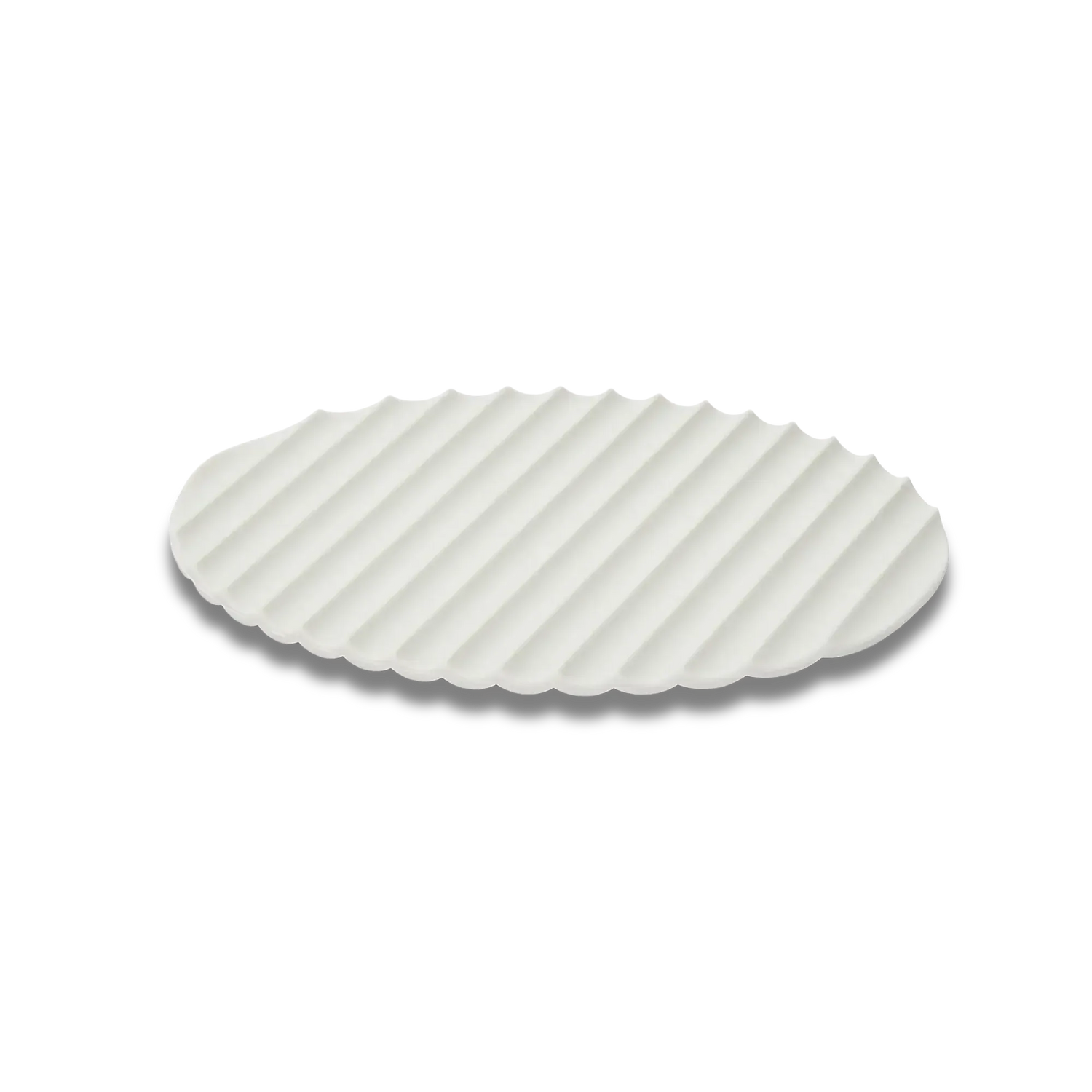 Eatoco Nami Silicone Mat – Heat-Resistant & Non-Slip Pot Holder - Light Grey