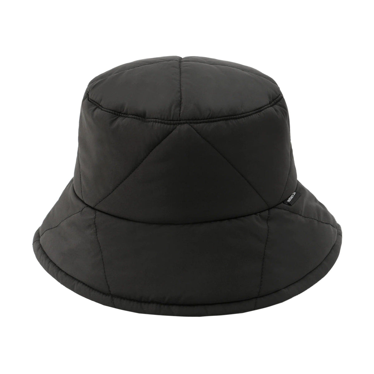 Northern Sun Bucket Down Hat in black down, lifestyle view showing product details