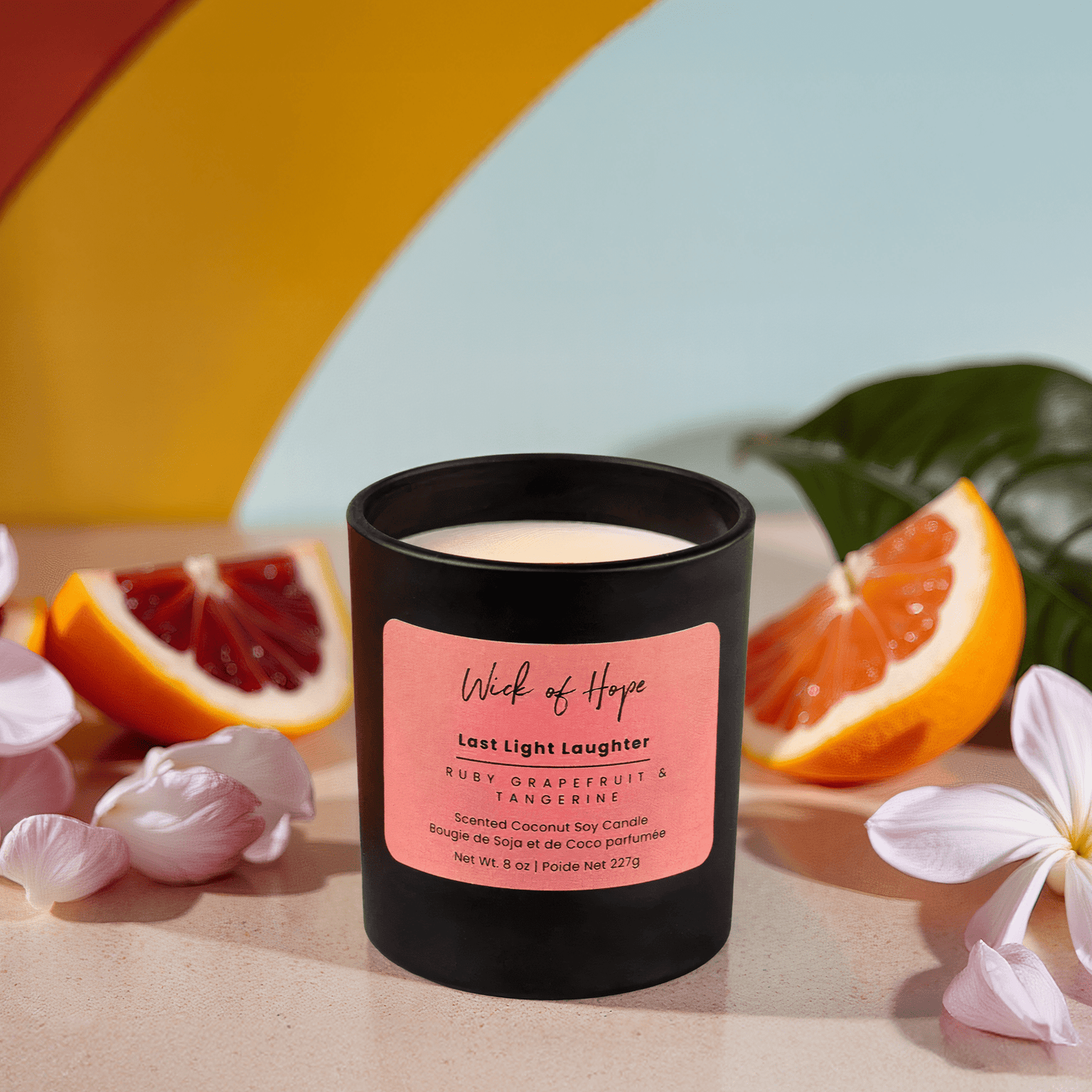 Last Light Laughter Candle | Ruby Grapefruit + Tangerine