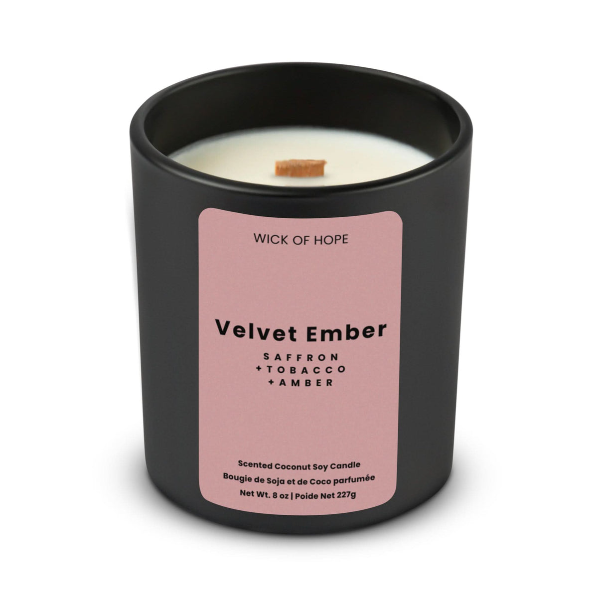 Bougie Velvet Ember | Safran + Tabac